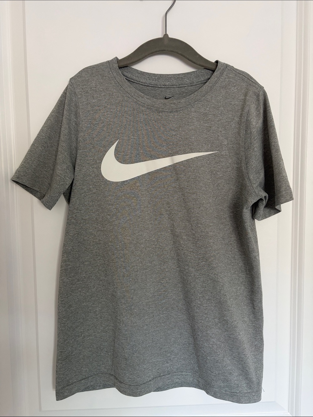 Nike Boys Grey Dri-FIT T-shirt Small